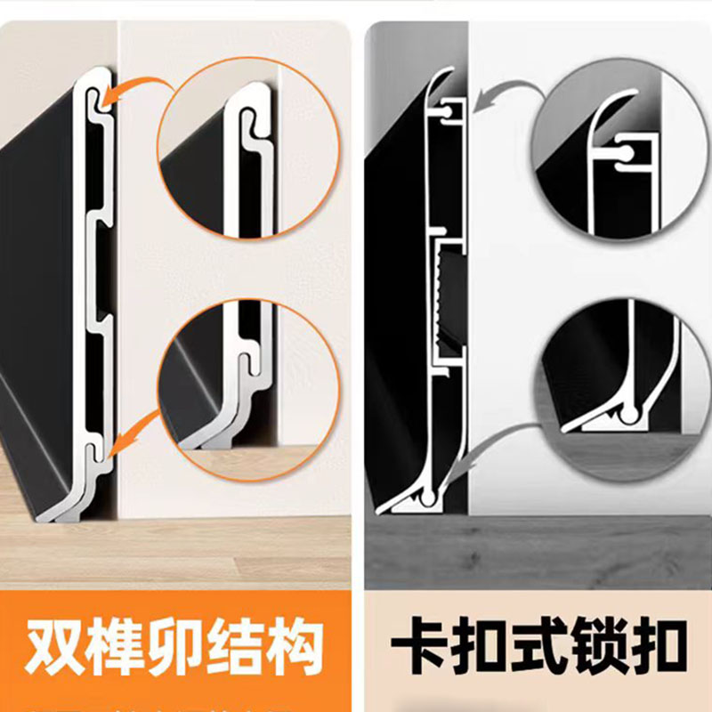 Aluminum alloy baseboard 6cm x 8cm, popular