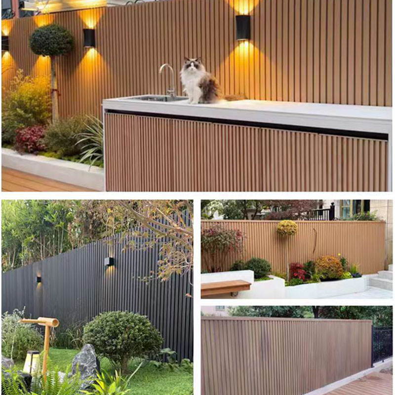 Aluminum decorative panels for the curtain wall entrance, metal concave-convex semi-circular painted wall protection aluminum single panels, aluminum wave panels, background wall