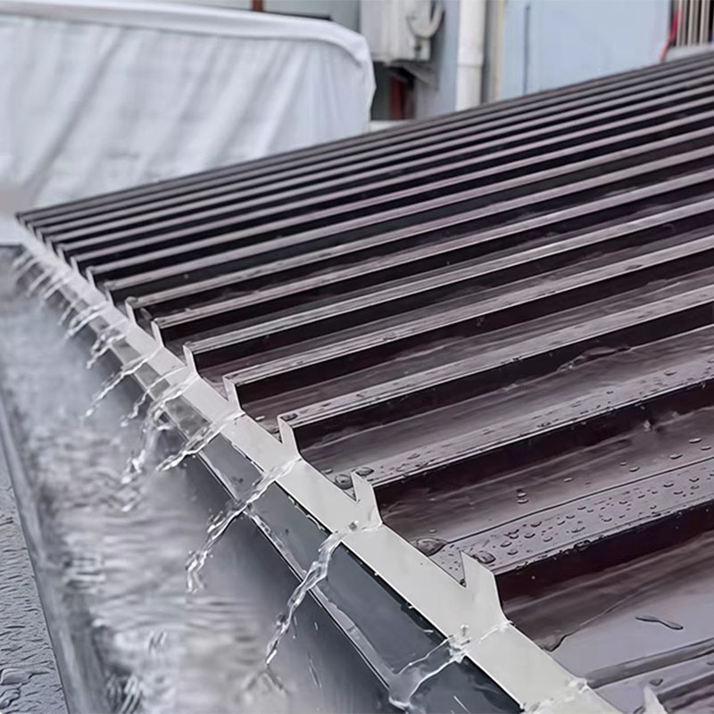 Customized aluminum alloy Great Wall tiles, canopy, sunshade, roof tiles, double-layer heat-insulating aluminum tiles, Great Wall panels, gazebos, and sunrooms