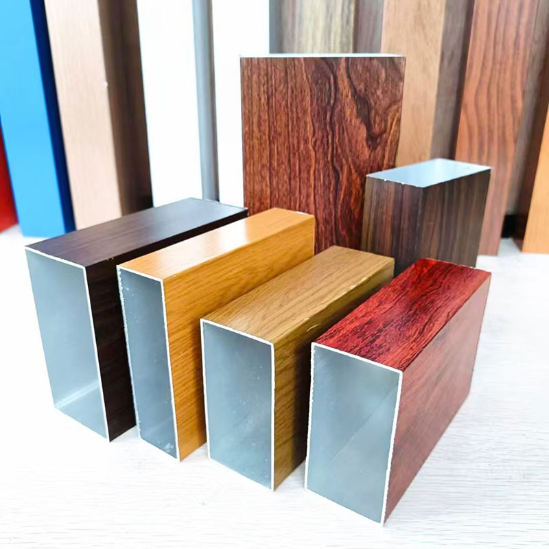 Aluminum alloy square tube profiles, aluminum square tubes, aluminum square sections, aluminum profiles, aluminum tubes, hollow tubes, square tubes, aluminum materials, rectangular tubes