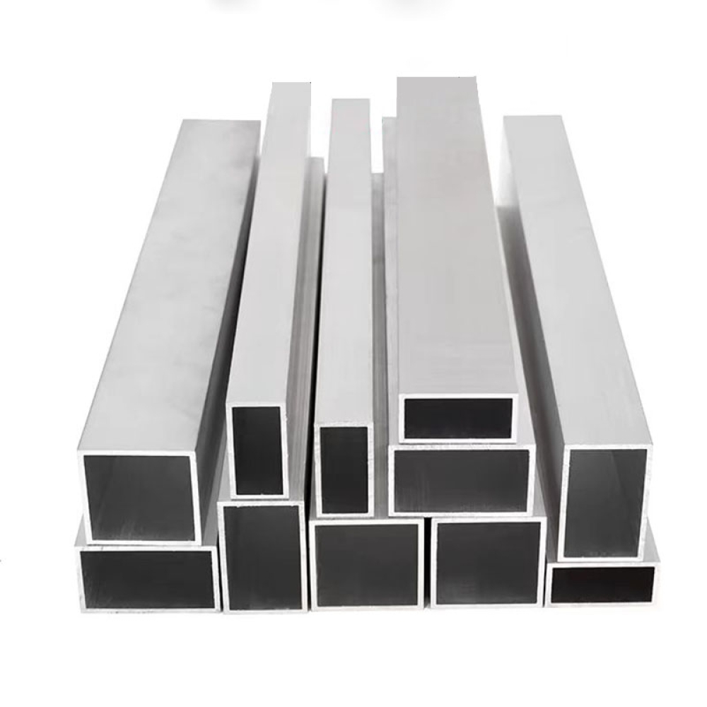 Aluminum alloy square tube profiles, aluminum square tubes, aluminum square sections, aluminum profiles, aluminum tubes, hollow tubes, square tubes, aluminum materials, rectangular tubes