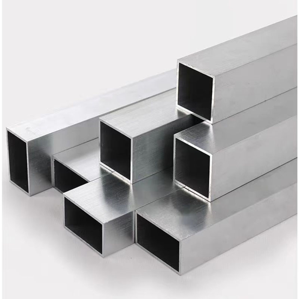 Aluminum alloy square tube profiles, aluminum square tubes, aluminum square sections, aluminum profiles, aluminum tubes, hollow tubes, square tubes, aluminum materials, rectangular tubes